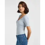 Футболка с коротким рукавом Lee Henley, серый - фото 5