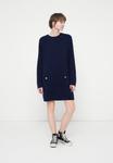 Платье GAP CREWNECK MINI DRESS, Navy Uniform/Dark Blue - фото 2