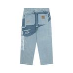 Брюки с нашивкой *A Bathing APE Logo Aape, светло-голубой - фото 2