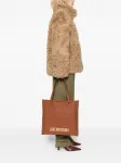 Сумка-шоппер с логотипом Love Moschino, коричневый - фото 2