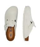 Сандалии-мюли кожаные Birkenstock Boston, белый - фото 4