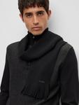 Шарф BOSS Albas, черный - фото 4