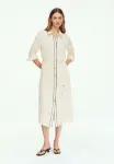 Платье-Рубашка Comma, Creme - фото 2
