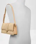 Сумка через плечо с магнитной застежкой Aldo, бежевый - фото 4