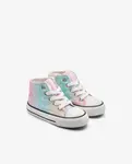 Высокие кеды для девочек с разноцветным блестящим принтом Conguitos, мультиколор - фото 3