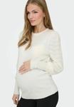 Джемпер ONLY MATERNITY PULLOVER OLMMATTI, Cloud Dancer/Off-White - фото 4