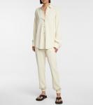 Московские прямые брюки из эластичного крепа Asceno, Papyrus - фото 2