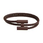 HERMES Браслет из телячьей кожи мужской brown - фото 5