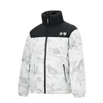 LINING Унисекс пуховик черно-белый, Black White - фото 3