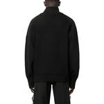 Свитшот вязаный на молнии Y-3, черный - фото 3