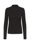 Топ Kaffe KACARNA TURTLENECK , Black Deep/Black - фото 5
