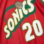 Футболка-майка Nba Seattle Supersonics 1999 Gary Payton Swingman Mitchell Ness, красный - фото 3