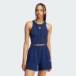 Укороченный топ ADIDAS ORIGINALS Top, синий - фото 2