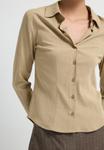 Блуза adL Button-down blouse, Beige /Beige - фото 4
