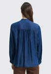 Блуза TOM TAILOR Button-down blouse, Blue Denim Dark Wash/Blue Denim - фото 3