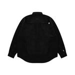 Рубашка из вельвета с нашивкой логотипа A Bathing APE Aape, синий - фото 6