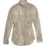 Принтованная рубашка на пуговицах Acne Studios, серо-зеленый - фото 2