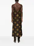 Платье с узором Uma Wang, коричневый - фото 4