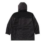 Пальто BAPE Solid Camo Jacquard Long Coat, Black - фото 2