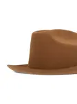 Фетровая шляпа-федора Lardini, коричневый - фото 2
