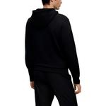 Худи с градиентным эффектом и принтом логотипа HUGO BOSS, черный - фото 4