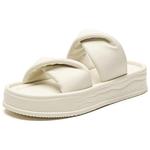 Шлепанцы женские Agsdon, бежевый - фото 2