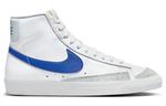 Кроссовки Nike Blazer Mid 77 Vintage White Game Royal, белый - фото 2