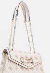 Сумка Guess SILIA LOGO PEONY-LOGO, Creme/Beige - фото 4