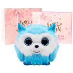 Ty Плюшевая кукла Bubbles Blue Husky высотой 8 см - фото