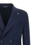 Фактурный двубортный пиджак Marchesani, синий - фото 4
