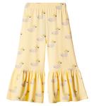 Хлопковые брюки с оборками Ducks Tinycottons, Mellow Yellow - фото