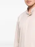 Рубашка на пуговицах Thom Hamza, нейтральный - фото 5