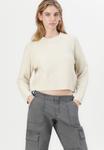 Джемпер Vero Moda VMBANG O-NECK PULLOVER BOO, Birch/Off-White - фото 4