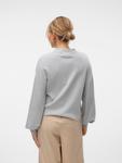 Свитер Vero Moda, светло-серый меланж - фото 3