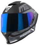 Шлем Bogotto Phantom Codex Fiberglass, Black/Grey/White - фото 6