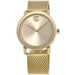 Movado Bold Evolution Gold Dial Позолоченные стальные мужские часы - фото