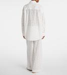 Коттоновая рубашка с люверсами Colton Staud, White Eyelet - фото 3