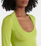 Боди из джерси Саша Galvan, Lime - фото 4