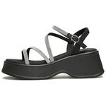 Сандалии женские Tata, цвет Black/Silver - фото