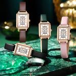 FILA Часы Elegance Goddess Collection Wrist Watch Quartz Movement Leather Strap White Dial Women's Watch - фото 10