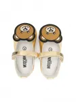 Балетки Teddy Bear Moschino Kids, золотой - фото 3