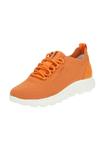 Кроссовки из кожи/текстиля GEOX, оранжевый - фото