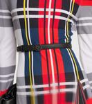 Кожаный ремень Anagram Loewe, Black/Palladium - фото 4