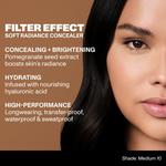 Консилер Filter Effect Soft Radiance Morphe, Medium 16 (neutral, medium with golden undertones) - фото 4