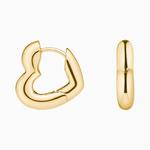 Серьги-Кольца в форме сердца Brilliant Earth - фото 3