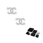 Серьги Snowflake Cc Logo CHANEL - фото