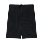 Шорты The Elder Statesman Nora Lite Check Ball Short, Black - фото
