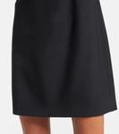 Шерстяное мини-платье McQueen, черный - фото 5