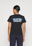Футболка Patagonia P-6 LOGO RESPONSIBILI-TEE, Black - фото