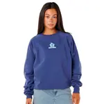 Толстовка Rip Curl Luxe Surf Raglan Relaxed Crew, синий - фото